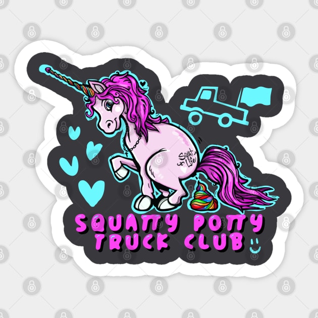 Squatted truck hot sale stickers